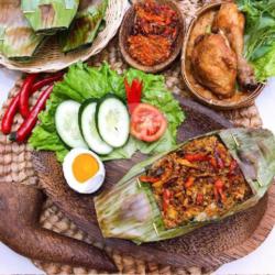 Nasi Bakar Tuna Asap