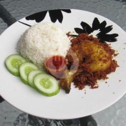 Ayam Tulang Lunak Serundeng   Nasi
