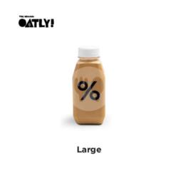 1x % Arabica Bottled Spanish Latte Oatly Oat Milk Large (330ml)