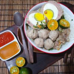 Bakso Urat   Telur Pakai Bihun