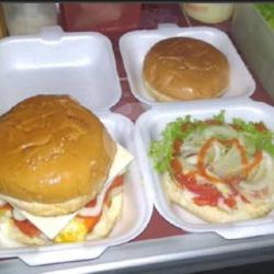 Burger Beef Reguler   Keju Slice