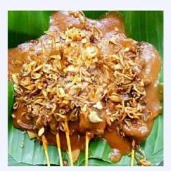 5 Tusuk Sate Padang Extra Bawang Nya Full Dgn Kuah Sate Yg Nikmat