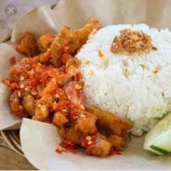 Nasi Ceker Geprek Tanpa Tulang