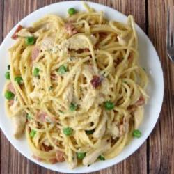 Spaghetti Chicken Carbonara