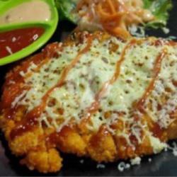 Chicken Katsu Mozarella (tanpa Nasi)