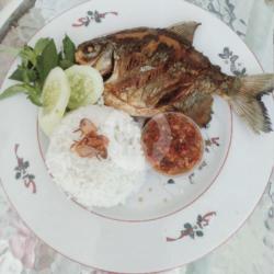 Nasi Ikan Bawal  Sambel Korek