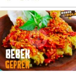 Bebek Geprek Dada Tanpa Nasi