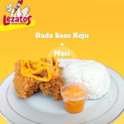 Dada   Saos Keju   Nasi