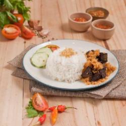 Nasi Paru Kremes (sambal Terasi Atau Geprek)