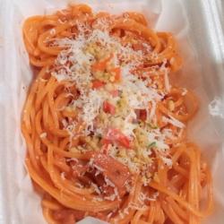 Spaghetti Spicy Barbeque / Cheese Bolognese (medium)