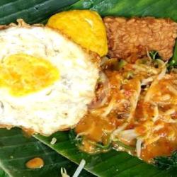 Pecel Sayur Telor Dadar / Ceplok