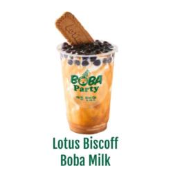 Lotus Biscoff Boba Milk