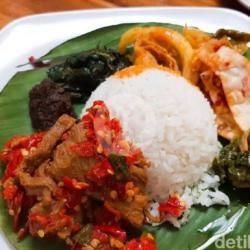 Nasi Rames Ayam Balado