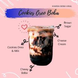 Kamsia Boba Cookies Oreo/binggan