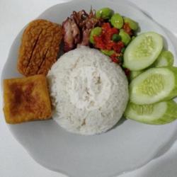 Nasi Cumi Sambel Pete Leunca