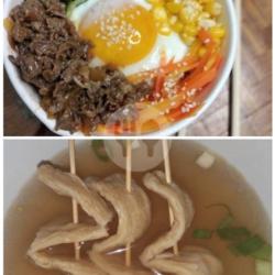 Beef Bibimbap  Odeng Soup