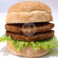 Burger Beef Patty Premium Double