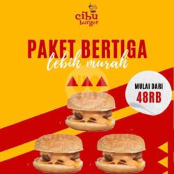 Paket 3 Egg Bacon Burger