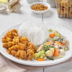 Nasi Ayam Garlic