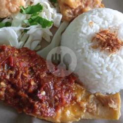 Kakap Penyet   Nasi