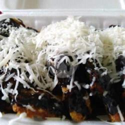 Pisang Crispy Coklat Keju