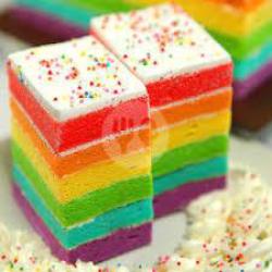 Rainbow Cake Kecil