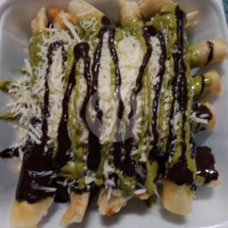 Banana Roll Greentea Coklat