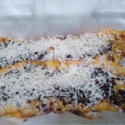 Pisang Goreng Tanduk Coklat Keju