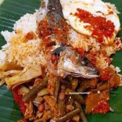 Nasi Oseng Pindang Sambel   Tahu Gurih Jos