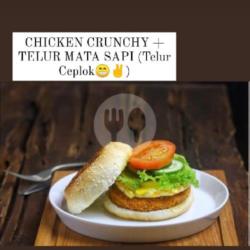 Chicken Crunchy Egg Burger