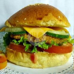 Chesse Burger Chiken Crispy Besar