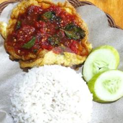 Nasi   Telor Geprek