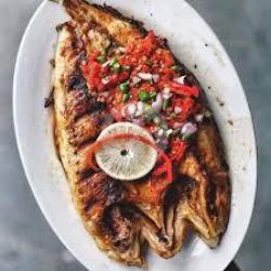 Ikan Kwe Bakar Rica Rica