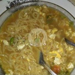 Mie Ceplok Kuah   Telur