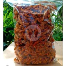 Keripik Usus Pedas Chrispy 250 Gr