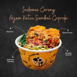 Indomie Goreng Ayam Katsu Sambal Geprek