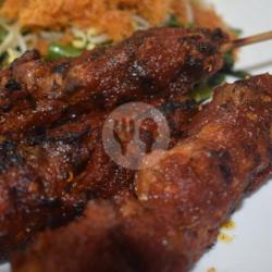 Nasi Sate Daging Bumbu Merah