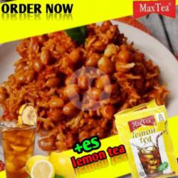 Nasi Teri Tempe Kacang Tanah Es Lemontea