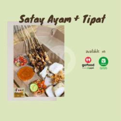 Tipat Sate Ayam