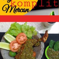 Ayam Goreng Mercon Komplitt   Mineral 600ml