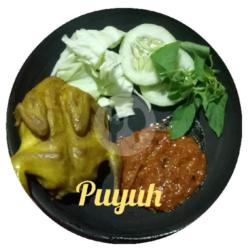 Pecel Burung Puyuh Goreng Sambal Lalapan