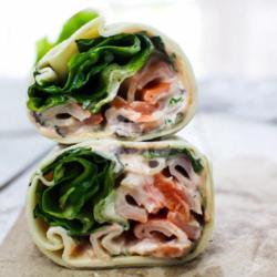 Salmon Salad Wraps