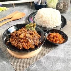 Nasi   Cakalang Suwir   Free Sambal