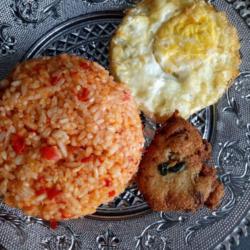 Paket C Nasi  Goreng Emak Kerupuk(biasa/pedas)