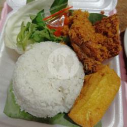Paket Ayam Lalapan   Nasi