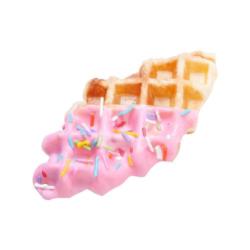 Strawberry Rainbow Croffle Waffle