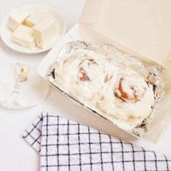 Small Box Cinnamon Roll Creme Cheese