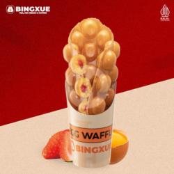 Egg Waffle Strawberry