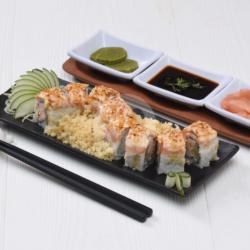 Salmon Crispy Mentai Roll