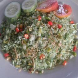 Nasi Goreng Cabe Ijo ( Seafood / Ikan Asin / Bills)